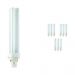 Monipakkaus 10x Philips PL-C 26W 840 2P (MASTER) | Kylmä Valkoinen - 2-nastaa