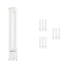 Monipakkaus 10x Ledvance Dulux-L LED 8W - 830 Lämmin Valkoinen | Korvaa 18W